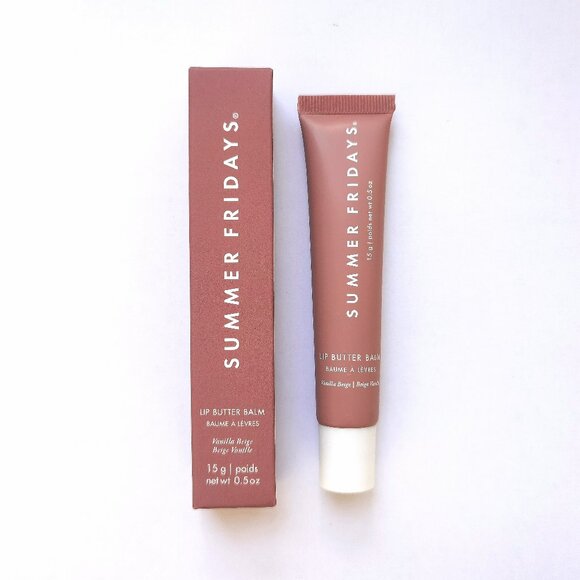 ♥1Pcs:Vanilla Beige/Summer Fridays Lip Butter Balm/New - Picture 1 of 3